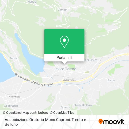 Mappa Associazione Oratorio Mons.Caproni