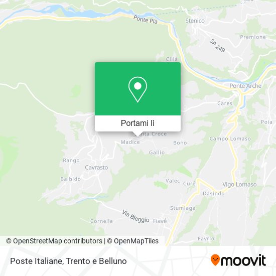 Mappa Poste Italiane