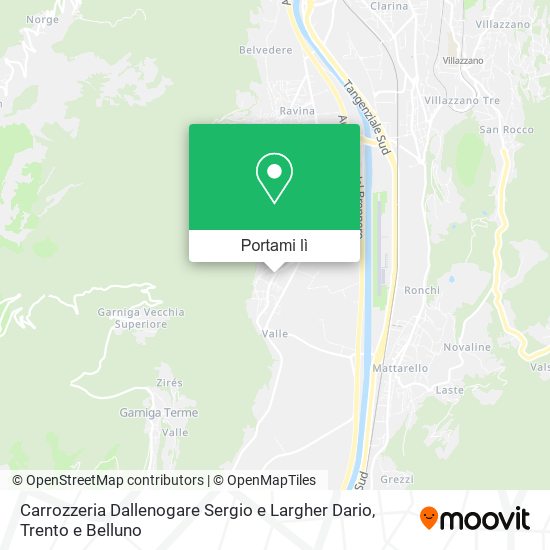 Mappa Carrozzeria Dallenogare Sergio e Largher Dario