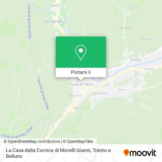 Mappa La Casa della Cornice di Morelli Gianni