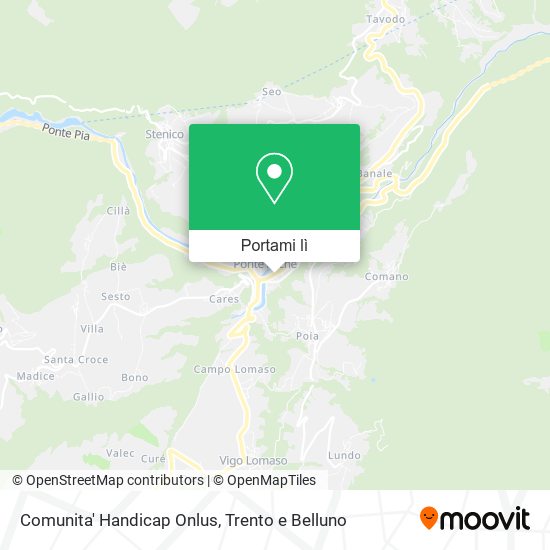 Mappa Comunita' Handicap Onlus