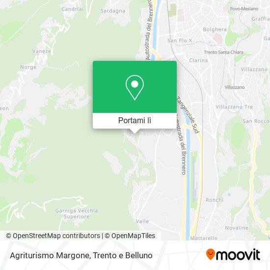 Mappa Agriturismo Margone