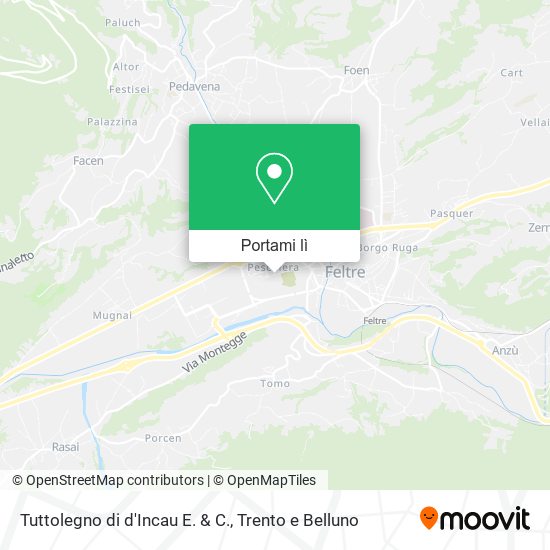 Mappa Tuttolegno di d'Incau E. & C.