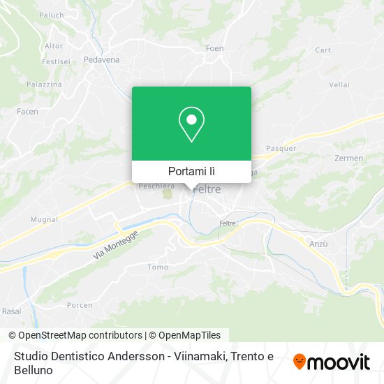Mappa Studio Dentistico Andersson - Viinamaki
