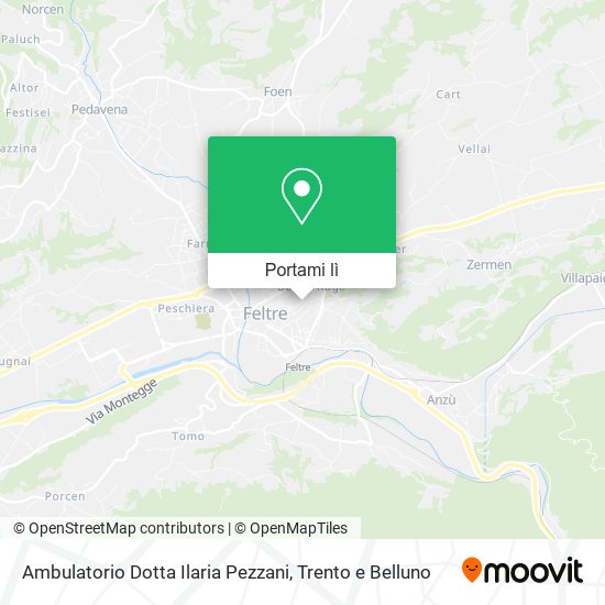 Mappa Ambulatorio Dotta Ilaria Pezzani