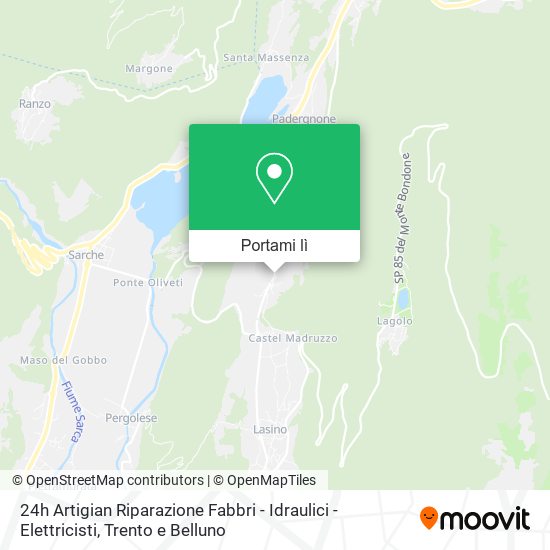 Mappa 24h Artigian Riparazione Fabbri - Idraulici - Elettricisti