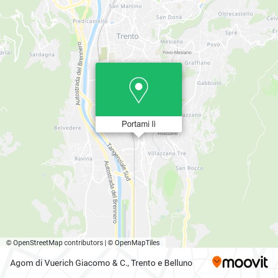 Mappa Agom di Vuerich Giacomo & C.