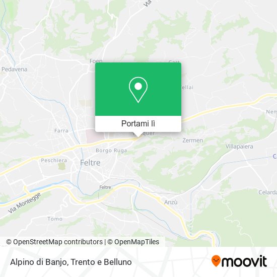 Mappa Alpino di Banjo