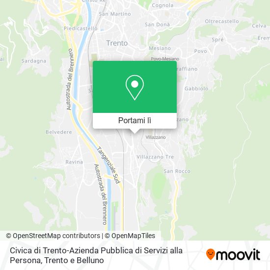 Mappa Civica di Trento-Azienda Pubblica di Servizi alla Persona