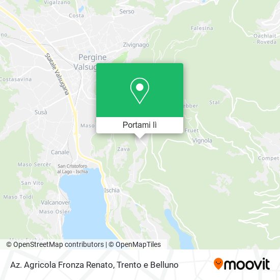 Mappa Az. Agricola Fronza Renato