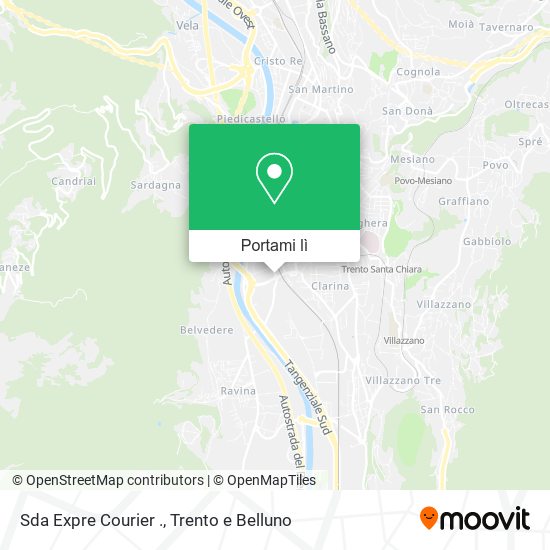 Mappa Sda Expre Courier .
