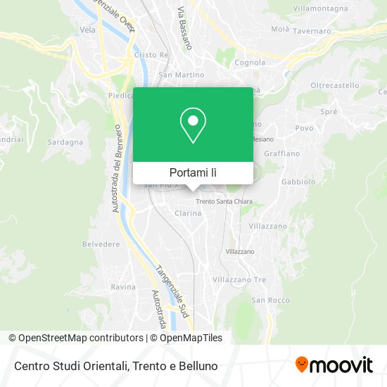 Mappa Centro Studi Orientali