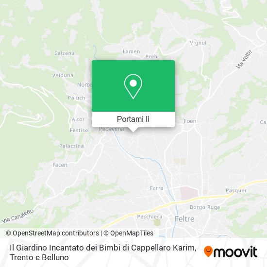 Mappa Il Giardino Incantato dei Bimbi di Cappellaro Karim