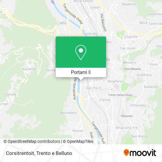 Mappa Corsitrentoit