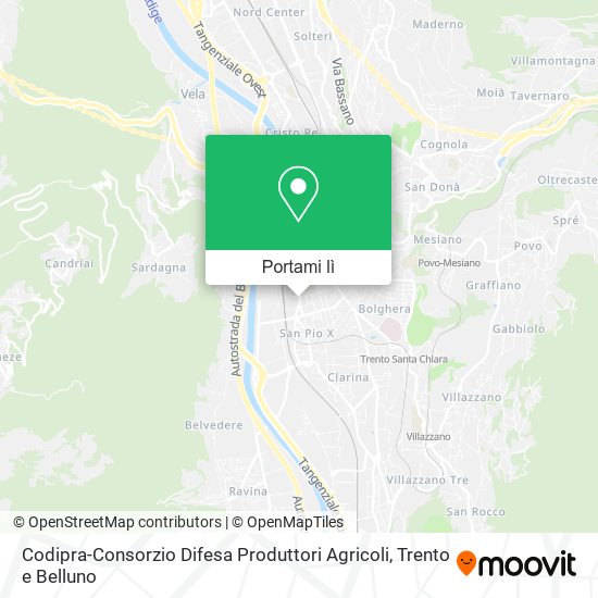 Mappa Codipra-Consorzio Difesa Produttori Agricoli