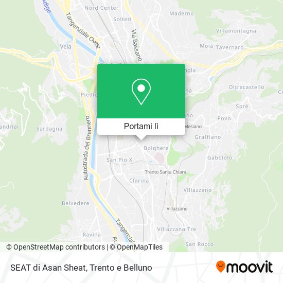 Mappa SEAT di Asan Sheat