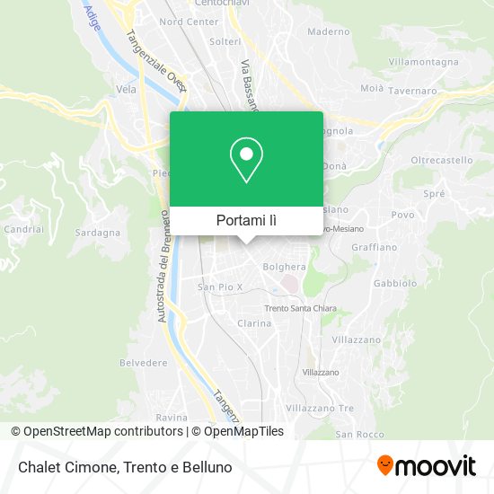 Mappa Chalet Cimone