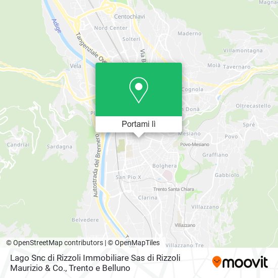 Mappa Lago Snc di Rizzoli Immobiliare Sas di Rizzoli Maurizio & Co.