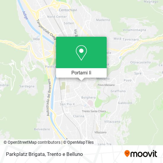 Mappa Parkplatz Brigata