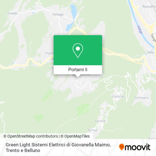 Mappa Green Light Sistemi Elettrici di Giovanella Maimo