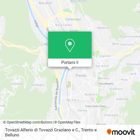 Mappa Tovazzi Alferio di Tovazzi Graziano e C.