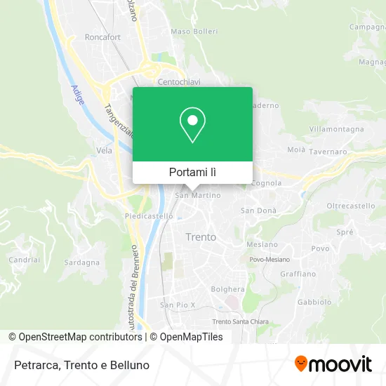 Mappa Petrarca