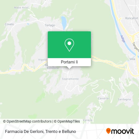 Mappa Farmacia De Gerloni