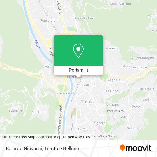 Mappa Baiardo Giovanni