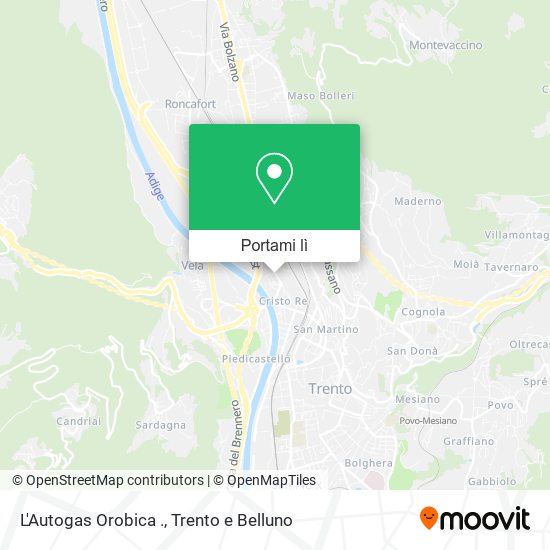 Mappa L'Autogas Orobica .