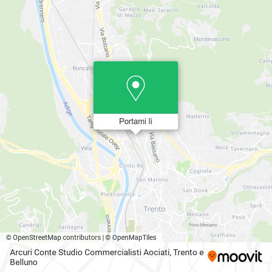 Mappa Arcuri Conte Studio Commercialisti Aociati
