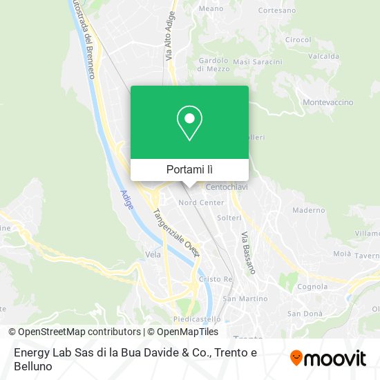 Mappa Energy Lab Sas di la Bua Davide & Co.