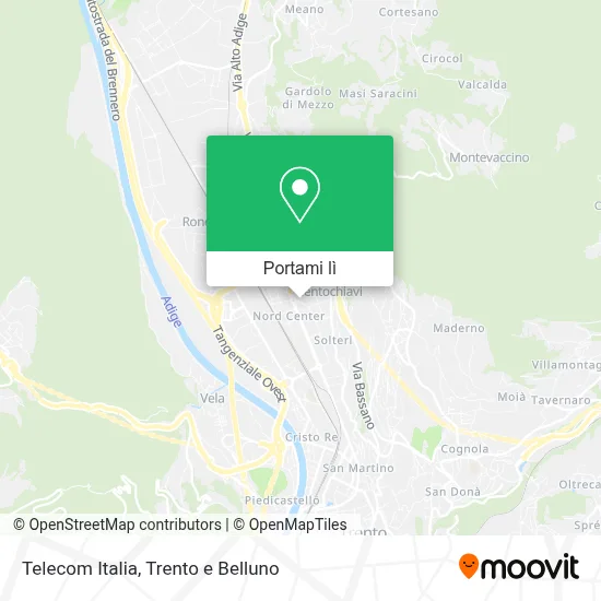 Mappa Telecom Italia