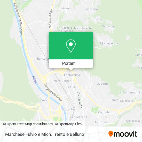 Mappa Marchese Fulvio e Mich