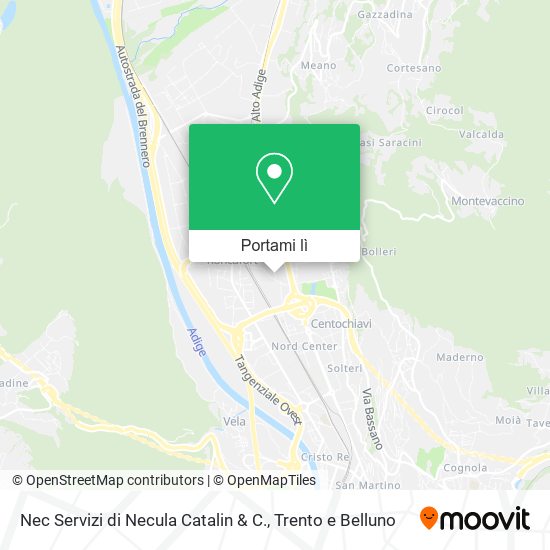 Mappa Nec Servizi di Necula Catalin & C.