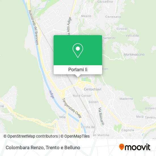 Mappa Colombara Renzo