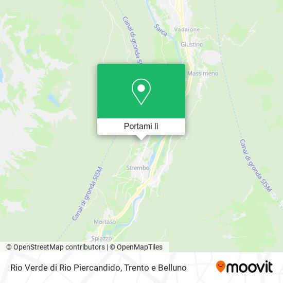 Mappa Rio Verde di Rio Piercandido