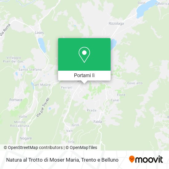 Mappa Natura al Trotto di Moser Maria