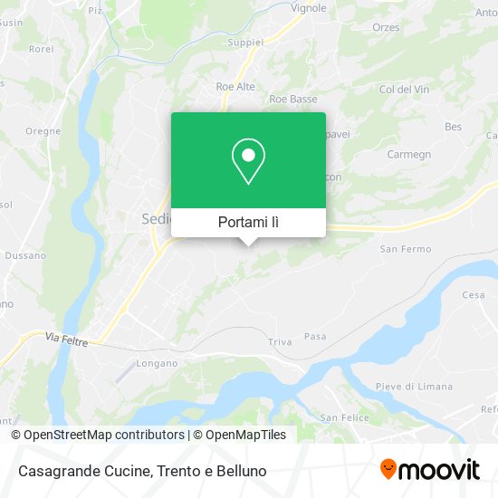 Mappa Casagrande Cucine
