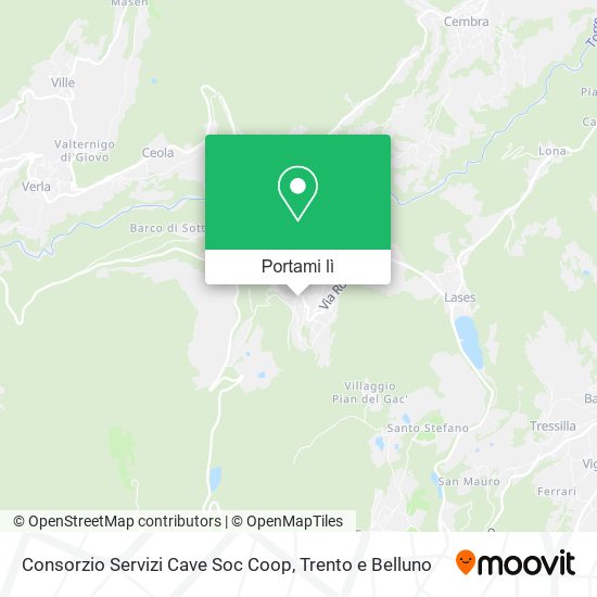 Mappa Consorzio Servizi Cave Soc Coop