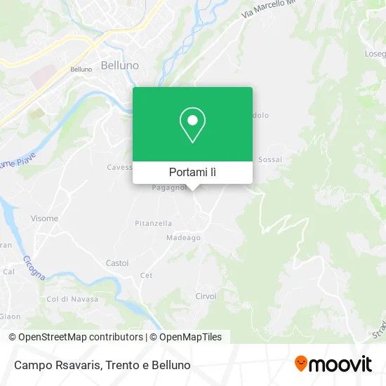 Mappa Campo Rsavaris