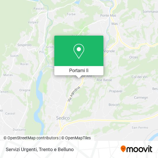 Mappa Servizi Urgenti