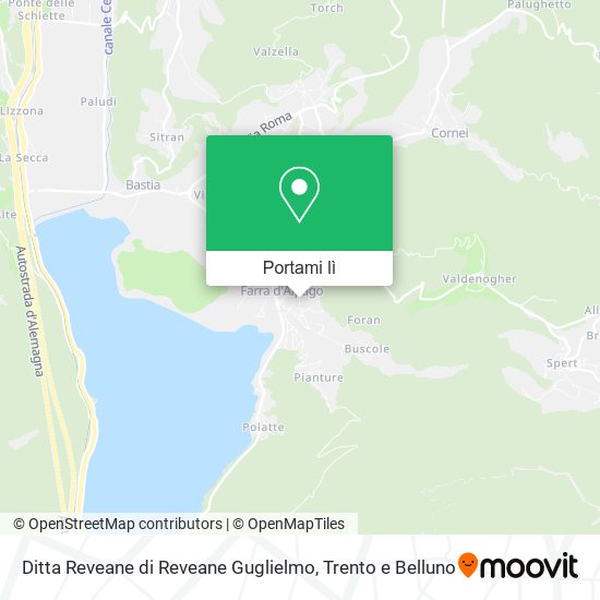 Mappa Ditta Reveane di Reveane Guglielmo