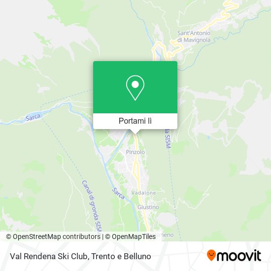 Mappa Val Rendena Ski Club