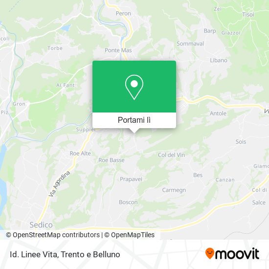 Mappa Id. Linee Vita