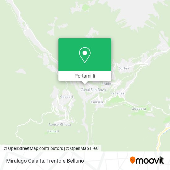 Mappa Miralago Calaita