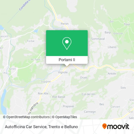 Mappa Autofficina Car Service