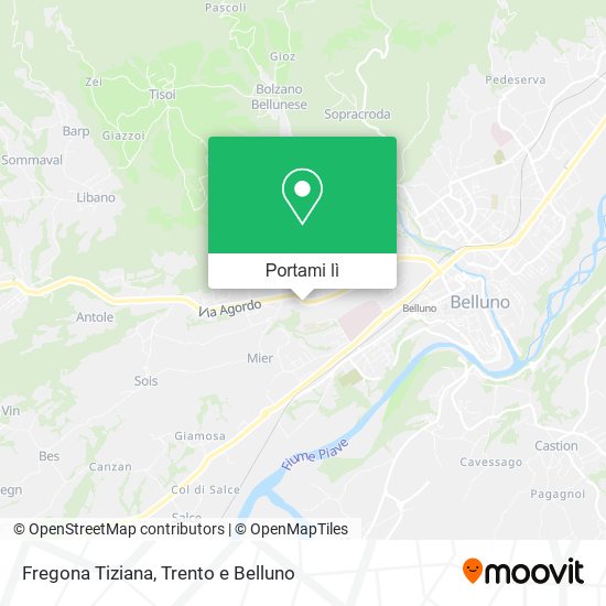 Mappa Fregona Tiziana