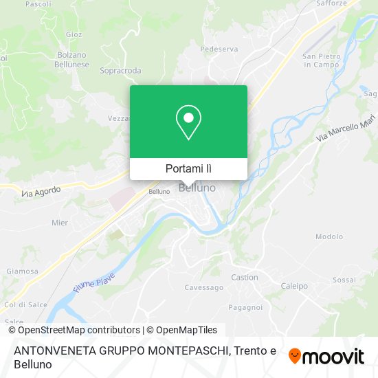 Mappa ANTONVENETA GRUPPO MONTEPASCHI