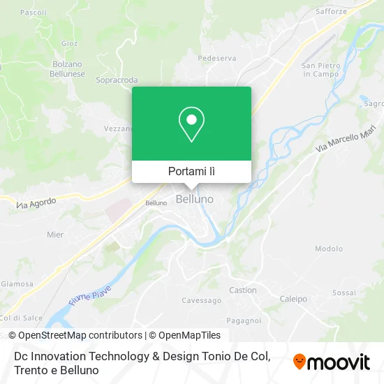 Mappa Dc Innovation Technology & Design Tonio De Col