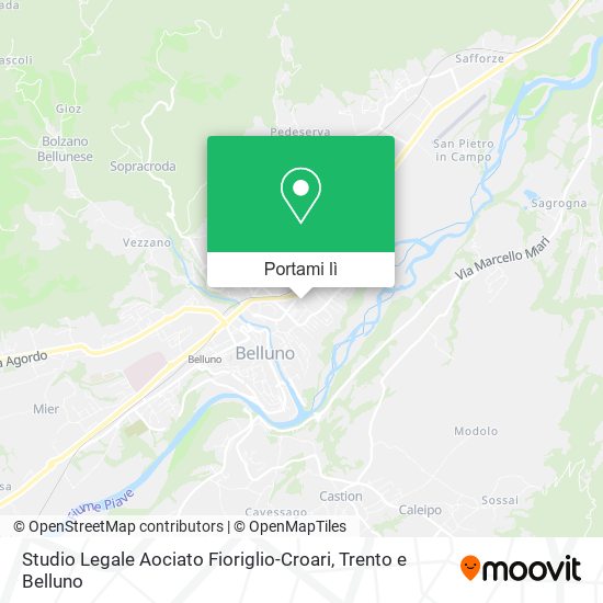 Mappa Studio Legale Aociato Fioriglio-Croari